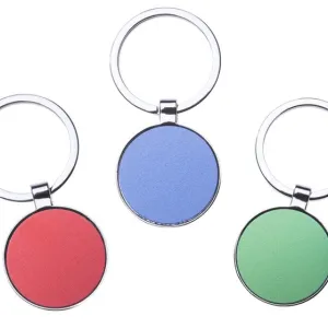 LLAVERO METALICO REDONDO COLORES